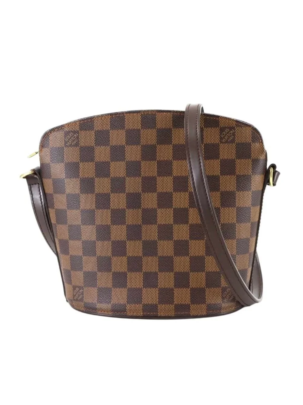 Louis Vuitton Damier Drew Personal Shoulder Bag Ebene